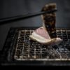 Yakiniku Shichirin rozsdamentes szögletes acél grillrács 